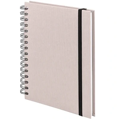 Image de Rössler Papier 1875452581 S.O.H.O. Wire O carnet de notes avec élastique, DIN A5, 21,8 x 15,5 2 cm, 80 feuilles, Powder, 1 pièce