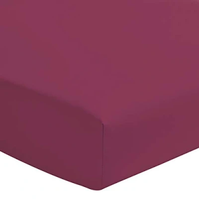 Image de Home Linge Passion Drap Housse Chocolat 90x190 +25 cm 100% Coton 57 Fils (Label Oeko Tex)