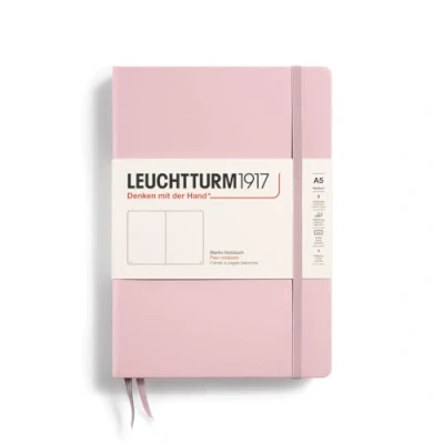 Image de LEUCHTTURM1917 361577 Carnet de notes Medium (A5), Couverture rigide, 251 pages numérotées, Powder, blanc