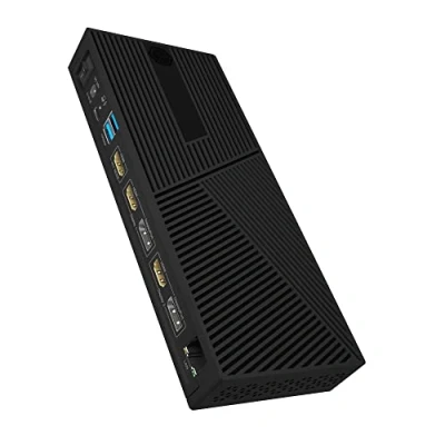 Image de ICY BOX Station d&#039;accueil USB C (13 en 1) avec 3X HDMI &amp; 2X DP (5K 30Hz 4K 60Hz), Docking pour Ordinateur Portable (2,5 Gbit Ethernet, 6 Ports 3.2 Gen 2, PD 100W), IB DK2246AC