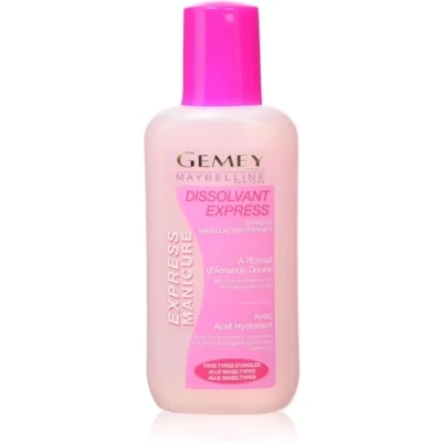 Image de Maybelline New York Dissolvant Express Manucure Hydratant et avec Acétone À l&#039;extrait d&#039;amande douce 125 ml