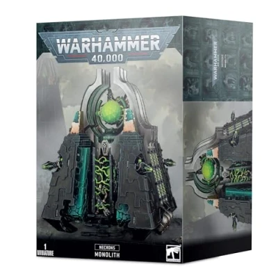 Image de Games Workshop Warhammer 40k Necron Monolithe 49 09 Noir