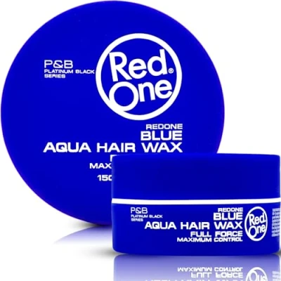 Image de Redone Cire Aquatique Coiffante Bleu 150 ml Forte tenue l Gel Pour Les Cheveux Ultra Hommes et Femmes Parfum Bubblegum Contrôle Maximum