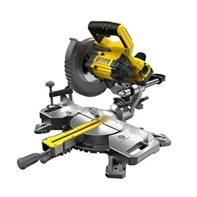 Image de Stanley FATMAX Scie circulaire sur Table Sans Fil 18V Lithium Ion 190 mm 3800 trs/mn 1 Lame 40 Dents Avec Batterie 4Ah Chargeur Gamme V20 SFMCS701M1 QW