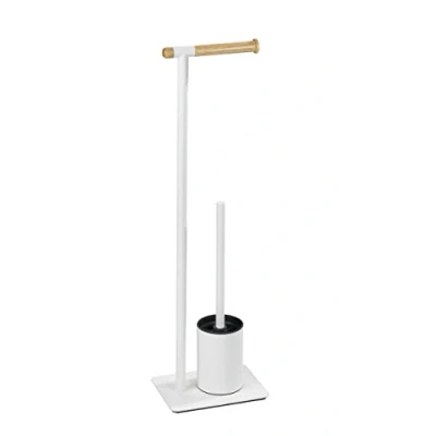 Image de WENKO Combiné WC Macao Porte brosse Blanc