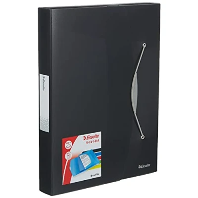 Image de Esselte Vivida Boîte de classement en polypropylène A4 380 feuilles 40 mm Noir