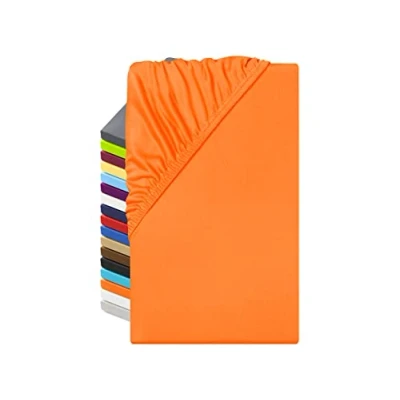 Image de Npluseins Drap housse en microfibre Respirant et hypoallergénique 1519.2192, Microfibre, 100 % polyester., terra, ca. 140 160 x 200 cm