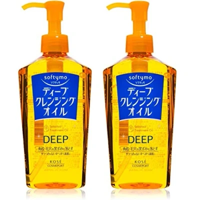 Image de Kose Softymo Deep Huile Nettoyante, Fabriquée Au Japon , 230 Ml (Lot De 2)
