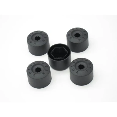Image de VW Black Lug Caps Set of 5