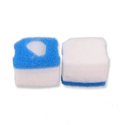 Image de INGVIEE Compatible Mousse Filtrant Coussins de Ouate pour Eheim Professionel 3 250/350/600 2071/2073/2075 et Pro 3e 350 2074 (8X Blanc, 2X Bleu)
