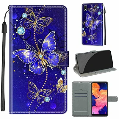 Image de TOMYOU Etui Coque pour Samsung Galaxy A10, Protection Housse en Cuir Portefeuille Livre,[Emplacements Cartes] [Fonction Support], Compatible A10