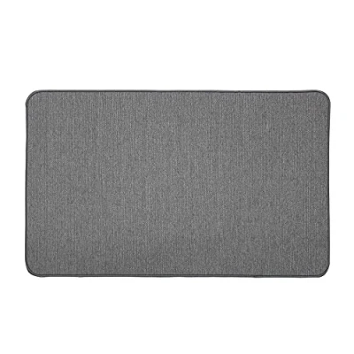 Image de douceur d&#039;intérieur Tapis Rectangle, Manea Gris, 45 x 75 cm