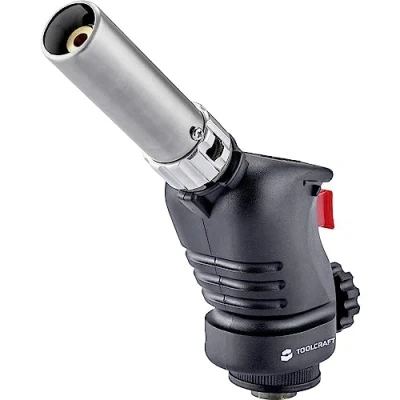 Image de Lampe à souder TOOLCRAFT TO 5083455 Réglage de la Flammenart Allumage piézo 1500C