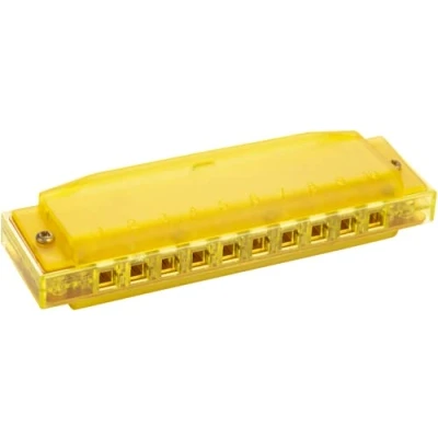 Image de HOHNER Harmonica Translucent Harp C, jaune