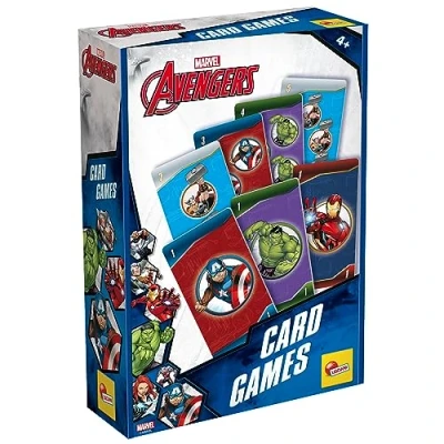Image de Liscianigiochi Jeu de Cartes Avengers Société Géantes Nombreux Jeux A Jouer en Famille ou entre Amis 2 Joueurs Plus Pour Enfants à Partir 7 ans