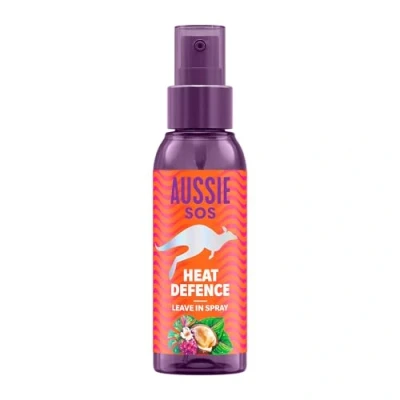 Image de Aussie SOS Instant Heat Saviour Spray végétalien pour cheveux secs abîmés par le coiffage, 100 ml