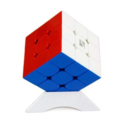 Image de FunnyGoo YongJun YJ YuLong 2M 3x3x3 V2M Cube Magique Puzzles Lisses + Support Un (Stickerless)