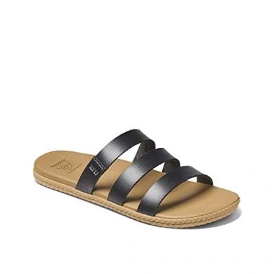 Image de REEF Cushion RUBY Mules, Femme, Taille: 42.5, Black Imitation cuir haute qualité