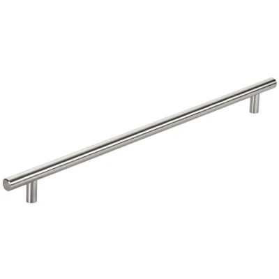 Image de SO TECH® G17 Poignée barre de meuble tube en acier affiné Trou d&#039;entraxe 320 mm Ø 12