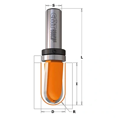 Image de CMT Orange Tools 914,160,11B Fraise rayon hm convexe 8 rodam s r 8.