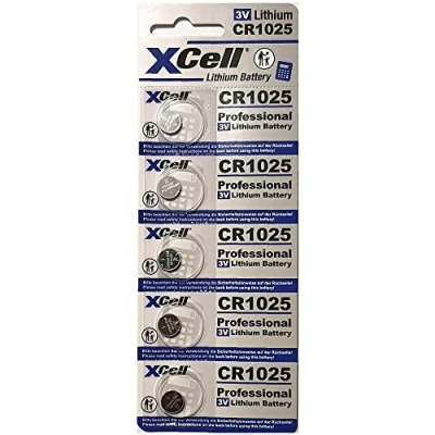 Image de XCell Pile Bouton CR1025 (pour de Nombreux Petits appareils, Longue durée Vie, Faible Auto décharge) 148255
