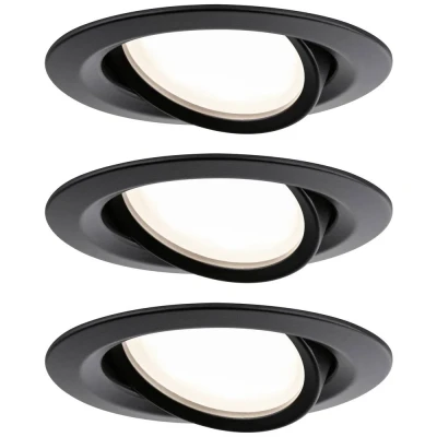 Image de Paulmann Nova Plus Coin x3 IP23 2 700 K noir