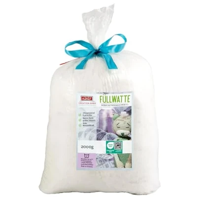 Image de Sensalux Ouate de rembourrage, certifiée Oeko Tex Standard 100 classe1, pour les peluches et amiguramis, résiliente, 2 kg