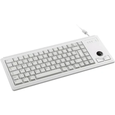 Image de Clavier mécanique compact CHERRY G84 4400 Gris clair QWERTZ Allemand PS/2