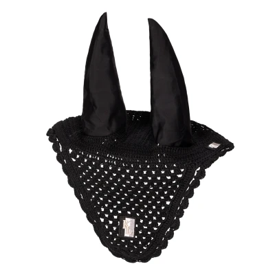 Image de Kingsland Bonnet Anti Mouches Classic Noir Poney
