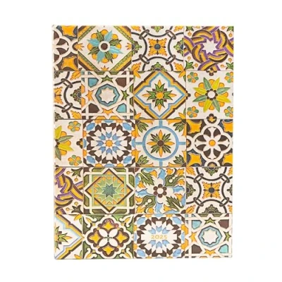 Image de Paperblanks Agenda 12 mois 2025, Porto, Ultra, vue d&#039;ensemble journalière, fermeture élastique