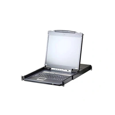 Image de ATEN Slideaway CL5716iM Console KVM avec commutateur 16 ports PS 2, USB 17&quot; rack montable 1280 x 1024 250 cd m² 1000:1 5 ms…