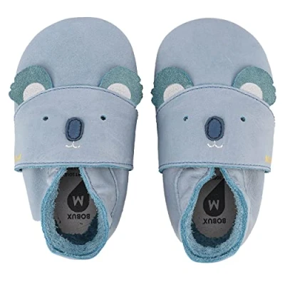 Image de Bobux SOFT SOLES Chaussures bébé en cuir Koko Slate, 20 EU