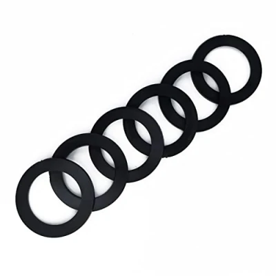 Image de Qrity 6 Pièces Évier de Cuisine Tuyau D&#039;évacuation Bouchon D&#039;obturation Joint 45mm Vidange Égouttoir Bague D&#039;étanchéité Rondelle en Caoutchouc pour Raccords G 1 1/2 &quot;