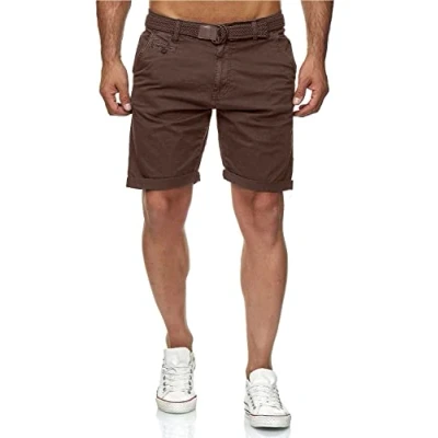 Image de Indicode Conor Short en coton, pour homme, Rootbeer, S