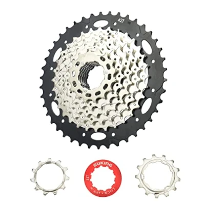 Image de CYSKY Cassette VTT 8 Vitesses 11 42T Large Ratio pour VTT, vélo de Route, BMX