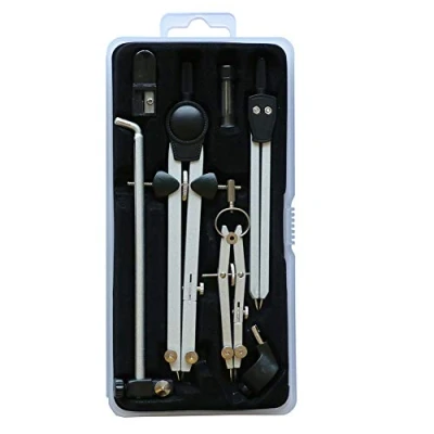 Image de Ensemble de compas, kit dessin professionnel, précision technique