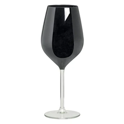Image de Excelsa Scratch Calice Color Wine CL 50, Verre, Noir, 7 x 23 cm