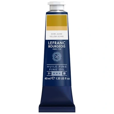 Image de Lefranc Bourgeois Huile Fine Tube 40ml Ocre Jaune