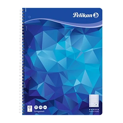 Image de Bloc à spirale Pelikan Format A4 Ligné 80 Blatt