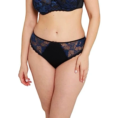 Image de Sans Complexe Capucine Slip, Femme, Taille: 40/42, Black blue