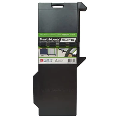 Image de StealthMounts Trax90 XL Équerre de Guidage pour Scie sur Rail Festool Guide d&#039;Angle à 90 Plongeante Compatible avec Rails Précision et Stabilité Supérieures