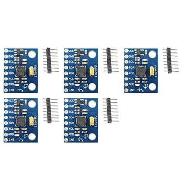 Image de TECNOULAB 5 pièces Module de capteur gyroscopique analogique à 3 Axes GY 521 MPU 6050 mpu6050, accéléromètre
