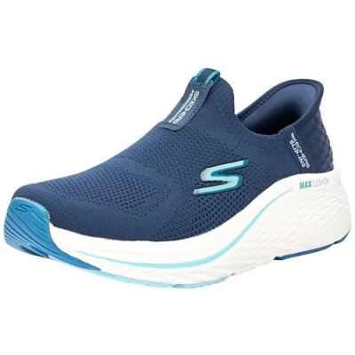 Image de Skechers Performance MAX Cushioning Elite 2.0 Chaussures de running neutres, Femme, Taille: 39, Navy/blue Textile