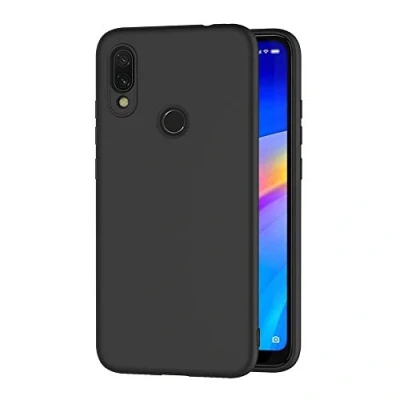 Image de AICEK Coque Xiaomi Redmi 7, Noir Silicone pour 7 Housse Etui Case (6,26 Pouces)