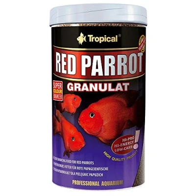 Image de Red Parrot GRANULAT 1000ml / 400g Nourriture rehaussant la Couleur pour perroquets Rouges
