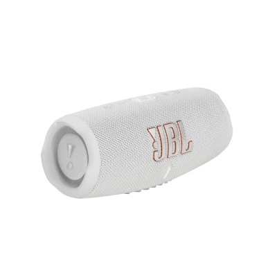 Image de JBL Charge 5 Enceinte portable Bluetooth avec chargeur intégré Son puissant et basses profondes Autonomie de 20 hrs Etanche à l’eau la poussière Blanc
