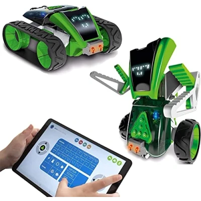 Image de Xtrem Bots Mazzy Robot Programmable Enfant avec App 8 Ans Ou Plus Robots Électroniques pour Enfants Kit A Construire 2 en 1