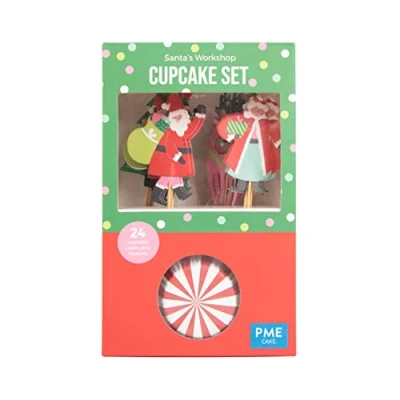 Image de PME Ensamble pour Cupcake Santas Workshop, Lot de 24