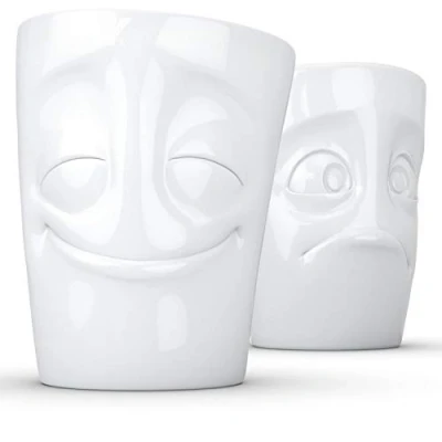 Image de Fiftyeight Tasse Set # 2 jouissez et utzt Verd/Blanc