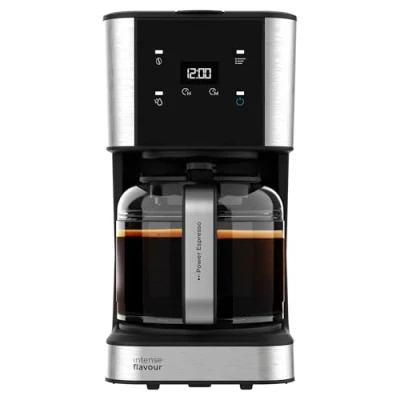 Image de Cecotec Cafetière filtre Coffee 66 Drop &amp; Touch. d&#039;une capacité allant jusqu&#039;à 12 tasses en acier inoxydable.